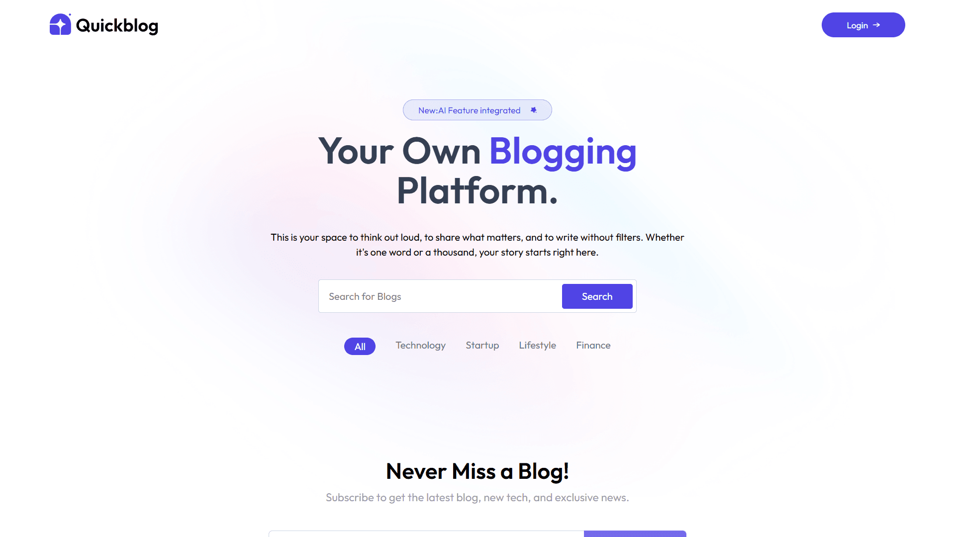 Quick Blog